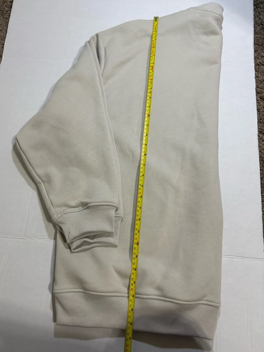 adidas Light Gray Crewneck Sweatshirt with Yellow Logo
